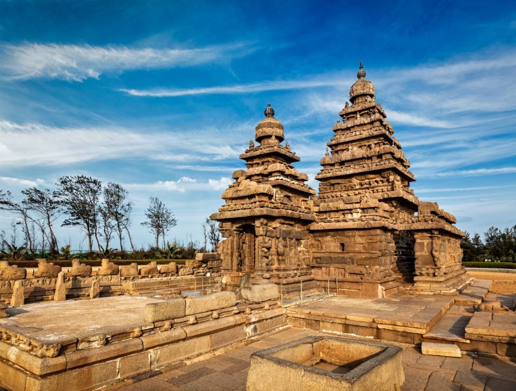 Le temple du rivage à Mamallapuram